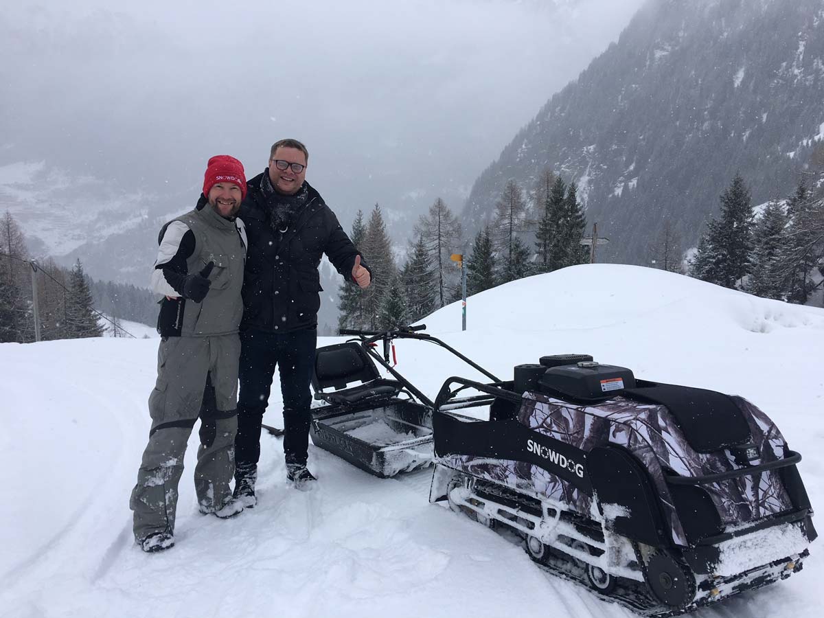 Snowdog — The ultimate machine for ice fishing, hunting, snow sports